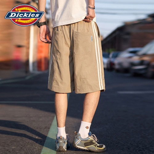 Dickies美式宽松休闲工装中裤男