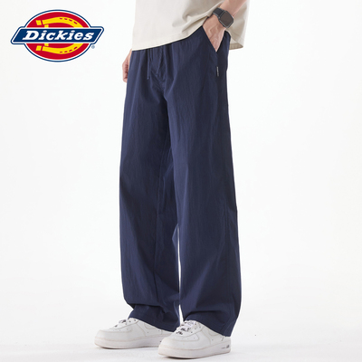 Dickies休闲宽松直筒抽绳梭织裤