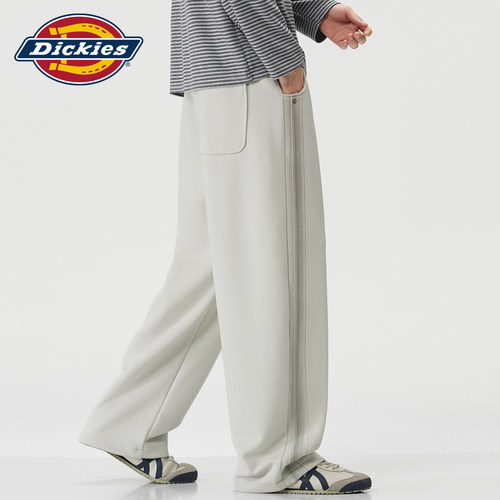Dickies撞色条纹抽绳直筒卫裤