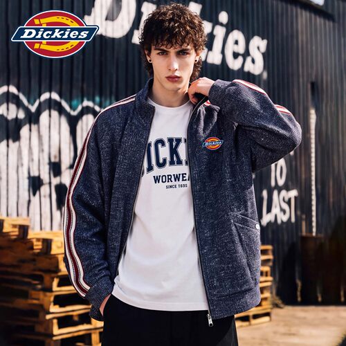 Dickies男秋季美式立领夹克外套