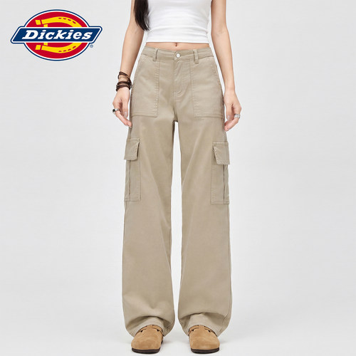 Dickies帝酷适美式天丝工装裤女Y