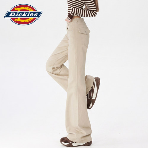 Dickies帝酷适美式微喇牛仔裤女Y