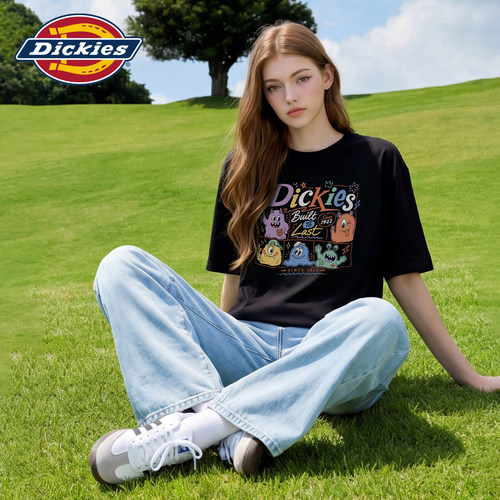 Dickies帝酷适卡通印花T恤女