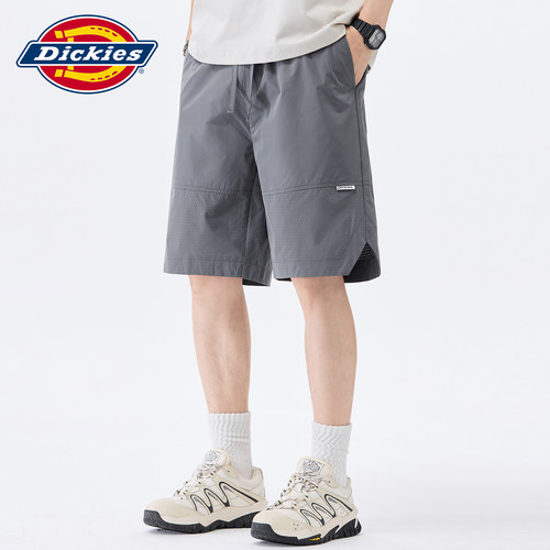 Dickies抽绳网眼直筒休闲短裤