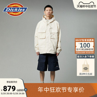 Dickies24春夏新品 男女情侣 薄夹克 胸前大口袋户外休闲风格