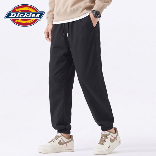 Dickies美式抽绳设计梭织束脚裤