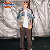 Dickies帝酷适秋冬户外经典 男女情侣 宽松廓形休闲长裤 工装 双膝裤