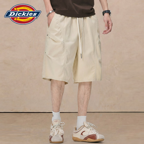 【莱赛尔】Dickies帝酷适夏季运动短裤男潮牌褶皱设计宽松五分裤M