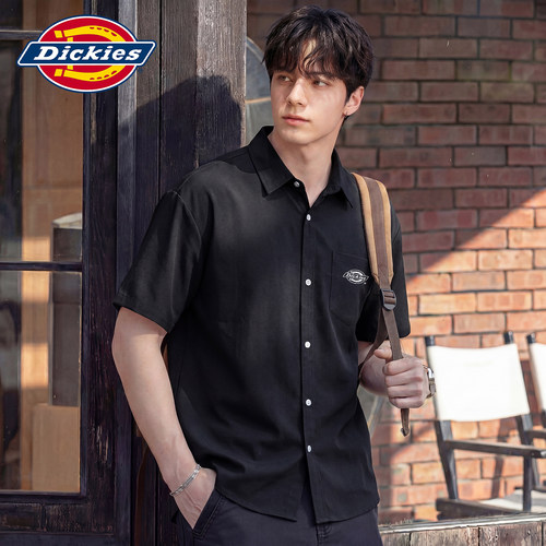 Dickies美式复古宽松衬衫短袖