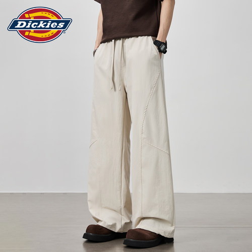 Dickies帝酷适阔腿休闲裤男夏季薄款美式宽松直筒阔腿长裤子M