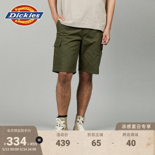 男款 Dickies24春夏新款 两侧翻盖大口袋休闲短裤 工装 下装