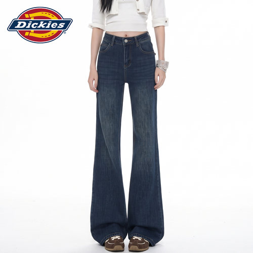 Dickies帝酷适低腰微喇牛仔裤女Y