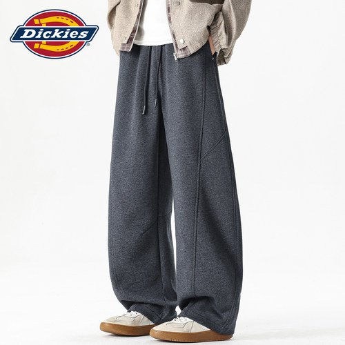 Dickies美式拼接抽绳针织卫裤