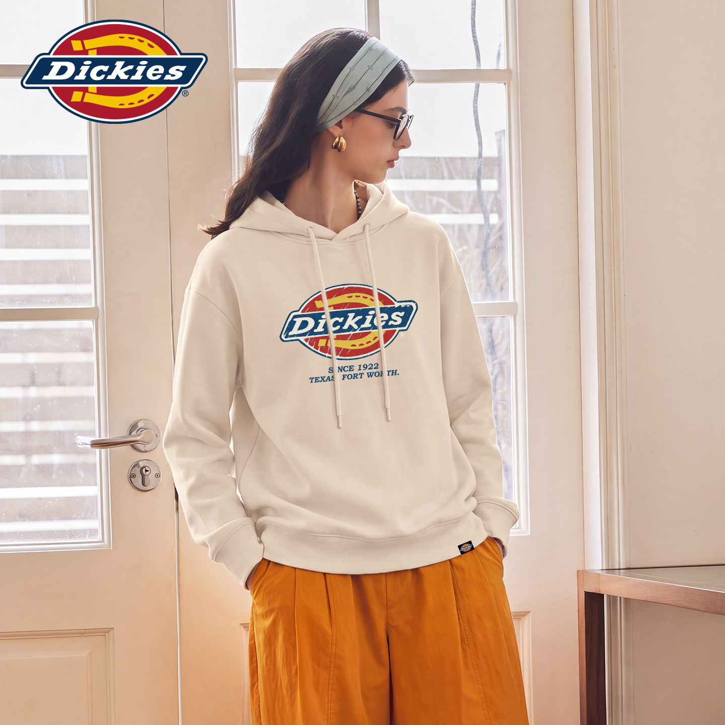 Dickies美式潮流宽松连帽卫衣女图片