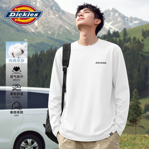 Dickies纯棉重磅男士长袖T恤
