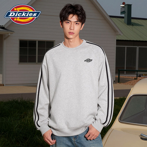 Dickies美式圆领撞色卫衣男款