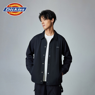 Dickies帝酷适春夏徽章LOGO工装教练休闲夹克外套男女情侣