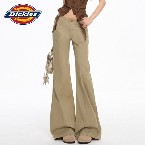 Dickies帝酷适修身微喇牛仔裤女Y