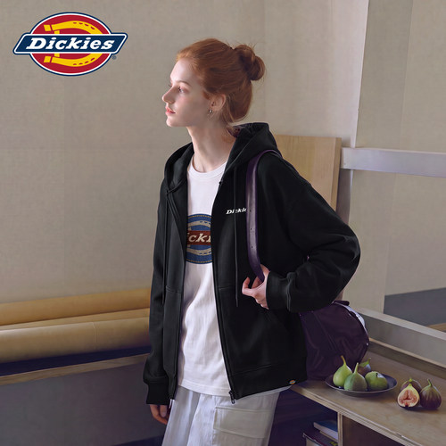 Dickies毛圈宽松开衫卫衣女款