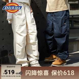 Dickies24春夏新品 宽松休闲裤 裤 双膝降落伞工装 男女情侣