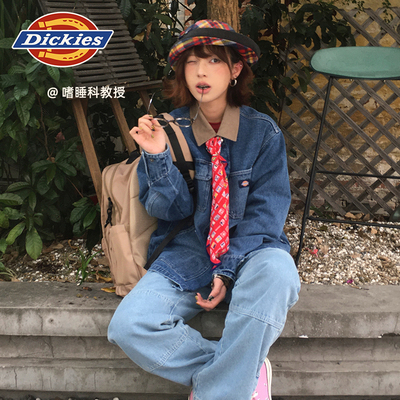 Dickies水洗牛仔双膝裤