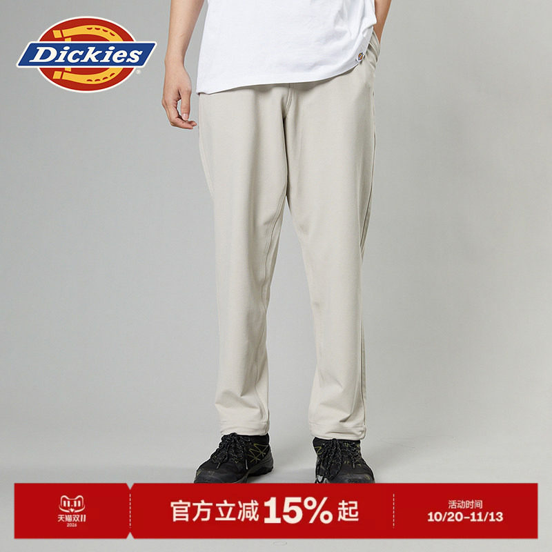 Dickies帝酷适2026春秋工装灵感松紧腰围宽松休闲裤舒适百搭长裤J