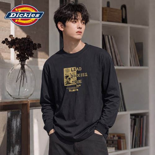 Dickies创意印花宽松套头上衣