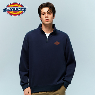 外套宽松休闲春装 新款 上衣潮A 立领半拉链卫衣2026春季 Dickies男士