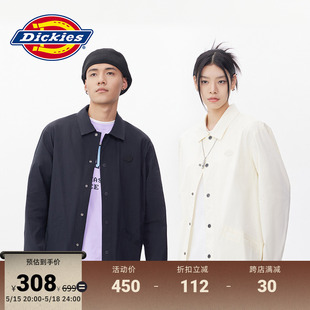 灵感春夏新款 刺绣Logo轻薄衬衫 工装 Dickies 外套