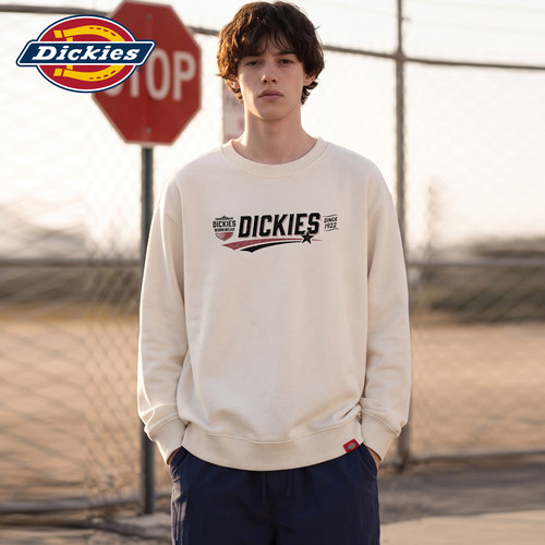 Dickies宽松百搭圆领卫衣男秋季