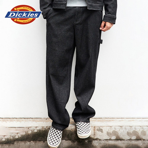 Dickies宽松水洗丹宁休闲裤