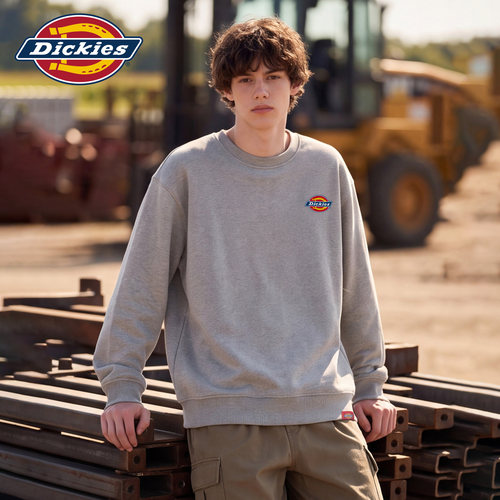 Dickies美式休闲百搭圆领卫衣男