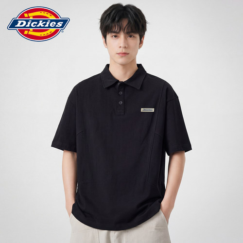 Dickies简约百搭翻领短袖POLO衫