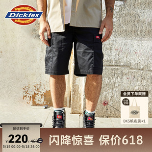 宽松多口袋休闲工装 男女情侣 短裤 内腰抽绳 Dickies24春夏新品