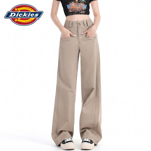 Dickies帝酷适摩卡色阔腿休闲裤Y