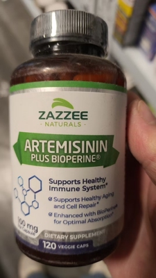 Zazzee Naturals Artemisinin 100mg with BioPerine 120 现货