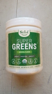 现货Nested Naturals SUPER GREENS Veggie Greens Superfood Pow