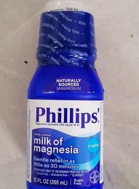 现货Phillips' Milk of Magnesia Original 12oz