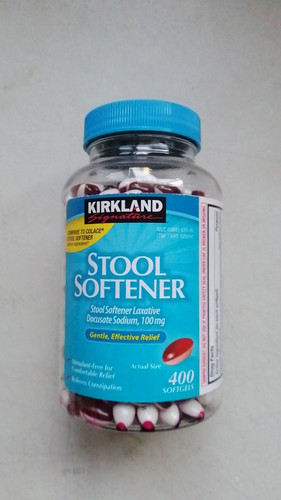 Kirkland Signature Stool Softener 100 mg 400 Softgels