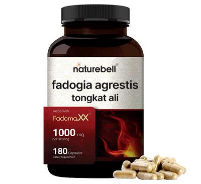 美国成人阿里东革Fadogia Agrestis 600mgTongkat Ali 400mg180粒