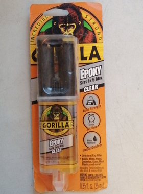 现货Gorilla Glue Gorilla Epoxy 5 Minute大猩猩胶水