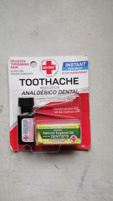 现货Red Cross Toothache Complete Medication Kit 0.12 oz
