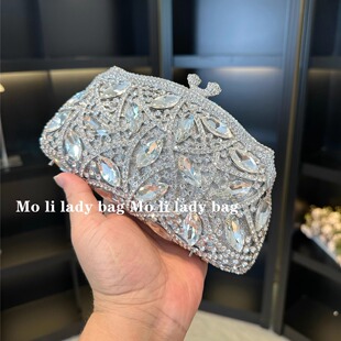 手包晚宴包镶钻晚礼服钻石晚会手拿包名媛宴会合金水晶包跨境女包