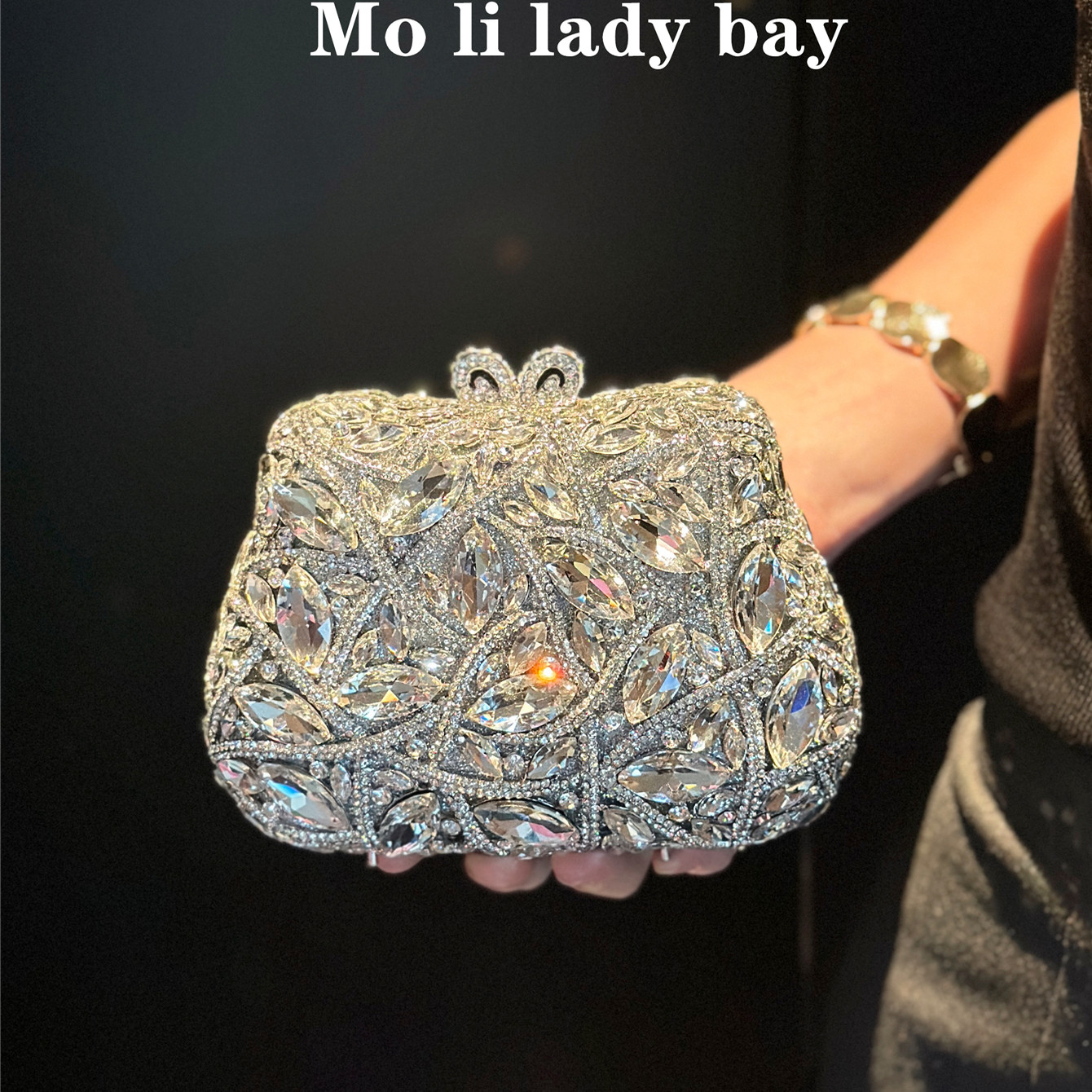 【高货】轻奢晚宴手拿包宝石镶钻银色高端礼服包女满钻迷你宴会包,箱包皮具/热销女包/男包,通用款女包,淘宝优惠券,粉丝福利购,淘宝优惠卷