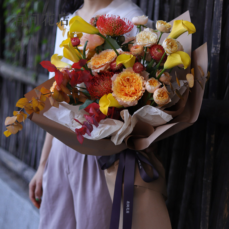 有间花店2021年圣诞节奥斯汀花束