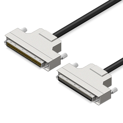 浮太SCSI线HPDB100转CN100连接线公对公数据线SCSI100P带螺丝固定