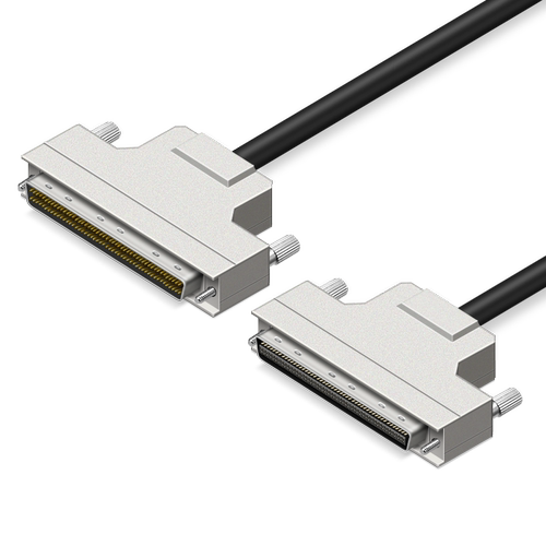 浮太SCSI线HPDB100转CN100连接线公对公数据线SCSI100P带螺丝固定