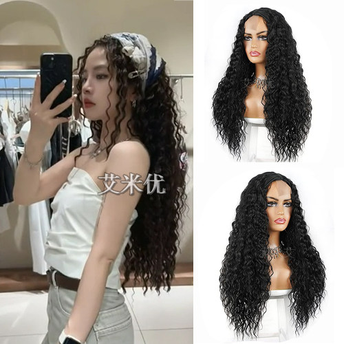 拉美卷蕾丝黑人烫小卷泡面头发套