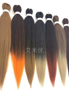 Easy braid hair extensions 拉档非洲大辫子假发脏辫低温阻燃丝