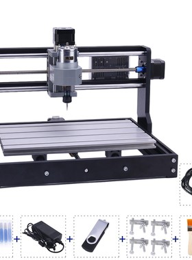 CNC3018Pro/M/MAX小型DIY微型桌面雕刻机激光数控图片木工雕刻